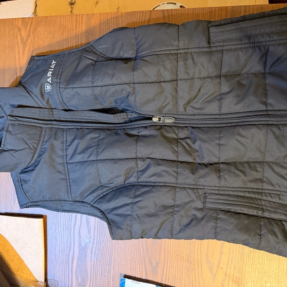 Ariat Charcoal Quilted Vest
